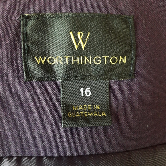 Worthington | Purple midi Pencil skirt - Picture 9 of 10